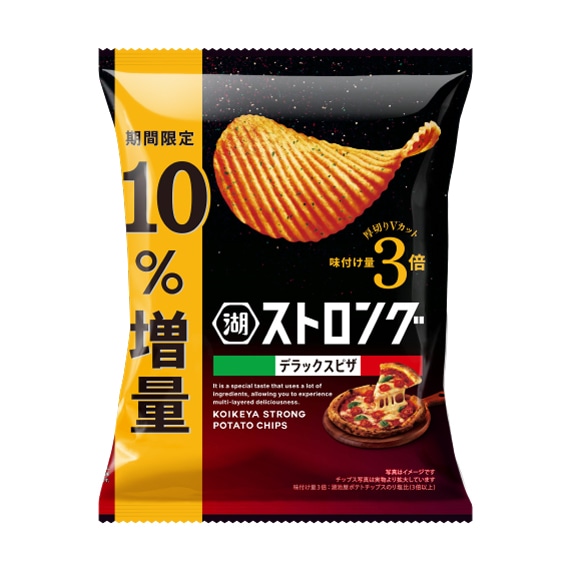 （10％増量）湖池屋ストロング デラックスピザ