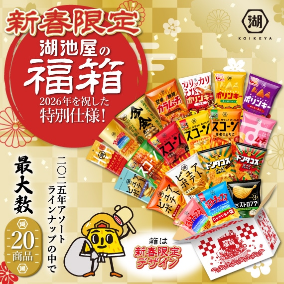 【26年5月賞味期限】お正月の福箱2026★スナックどっさり20袋入り！（12月25日23:59までのご注文で年内出荷）