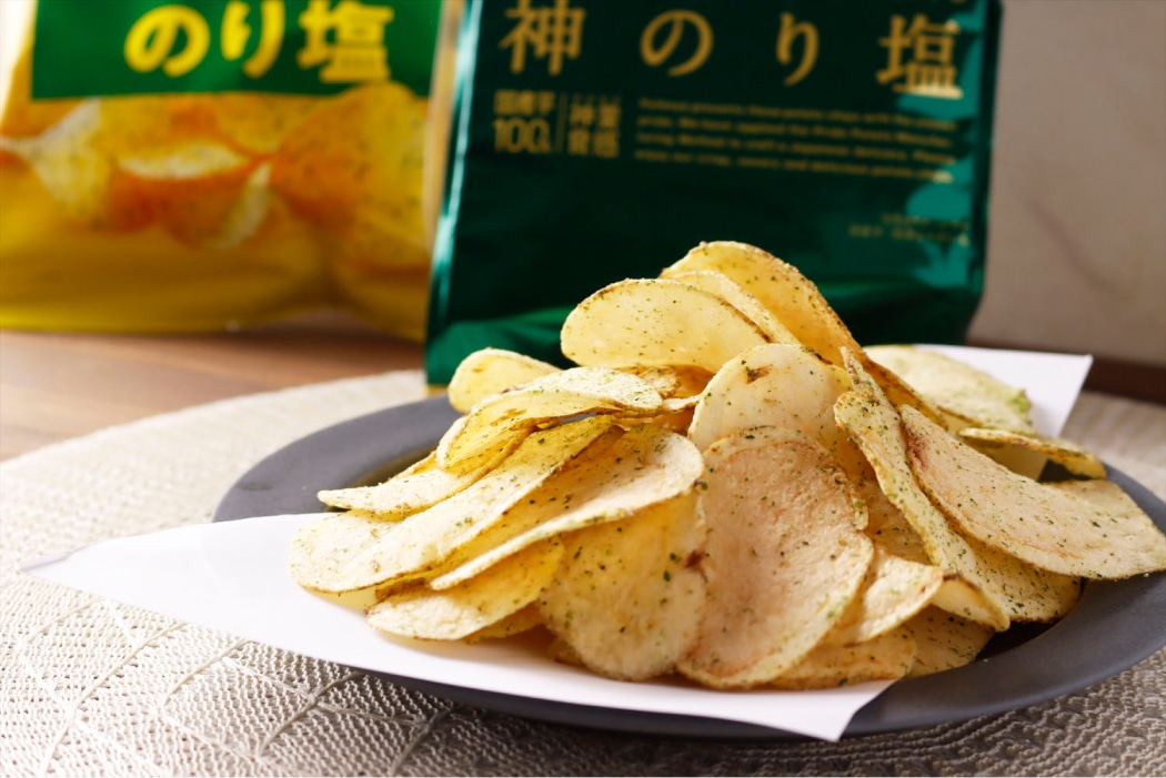 湖池屋ののり塩味ポテトチップスをカロリーの低い順にご紹介!あなた好みの商品は?