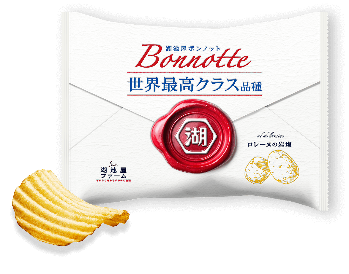 湖池屋オンライン限定ポテトチップス ボンノット ロレーヌの岩塩