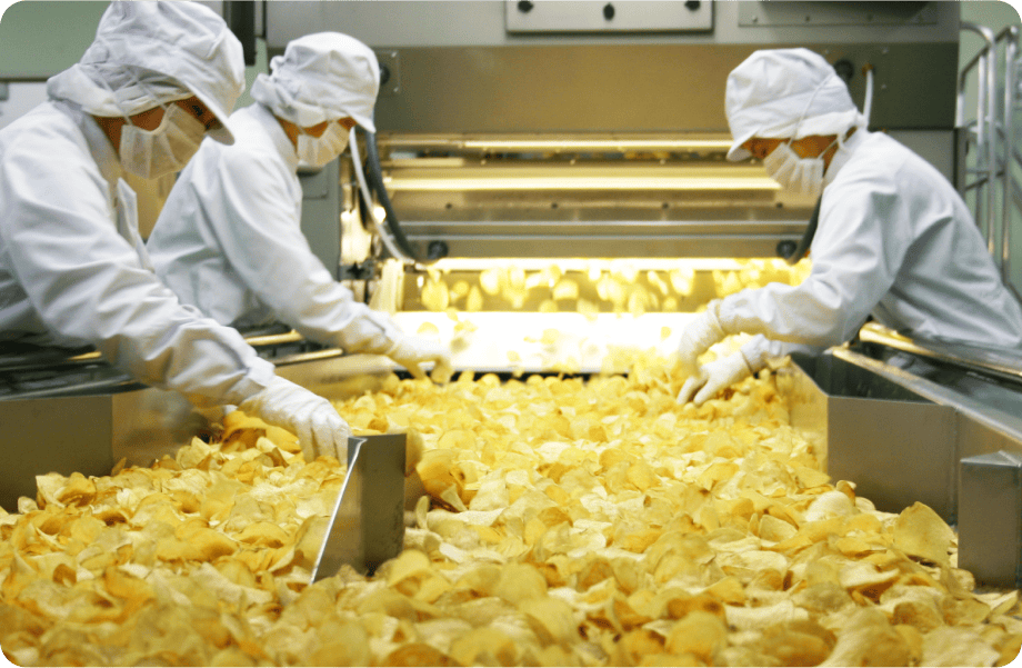 工場での生産から3日以内にお届けすることで、揚げたてポテチの美味しさを体験できる