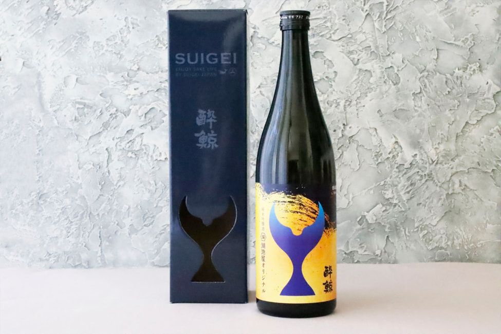 酔鯨酒造が湖池屋のために醸造した日本酒、「酔鯨」オリジナル純米吟醸酒